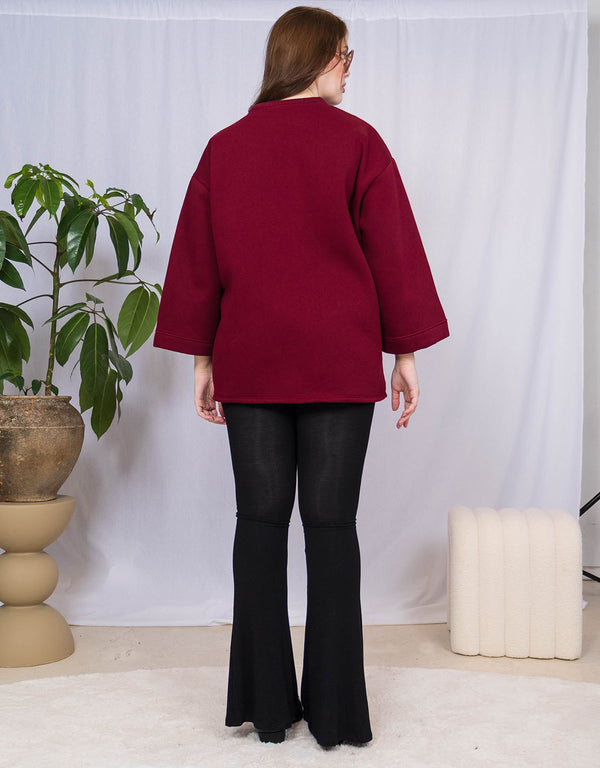 Oversized wide sweater