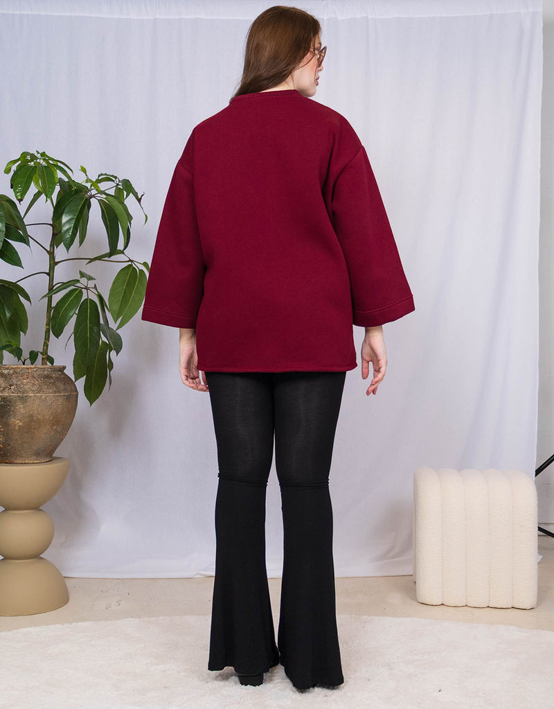 Oversized wide sweater