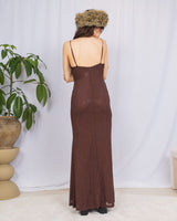 Sparkly cut out detail long dress