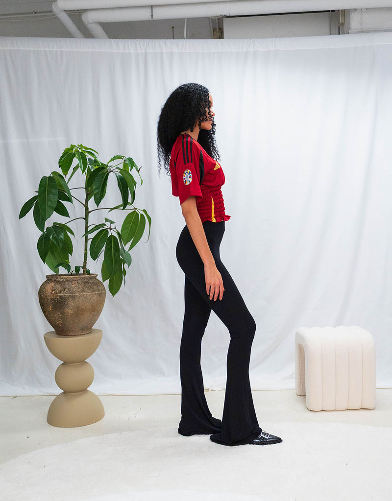 Vintage customized smocked football shirt