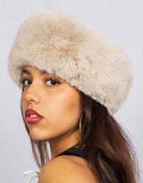 Fluffy faux fur headband