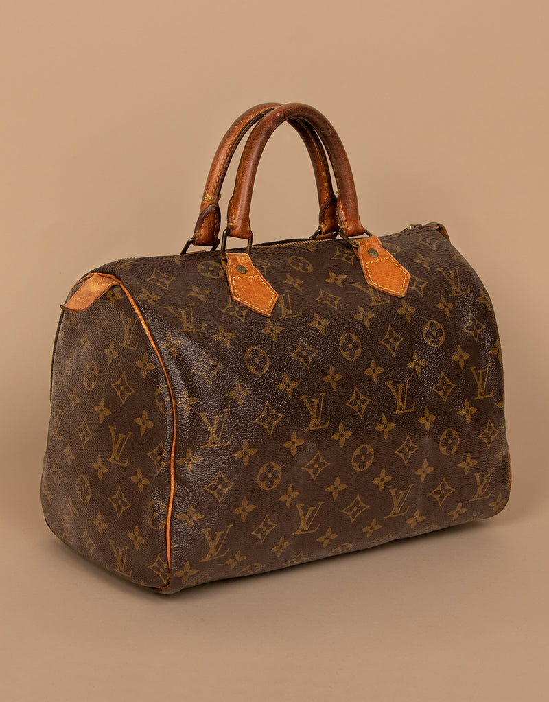 Vintage Louis Vuitton Speedy 30 bag with padlock – JUTKA RISKA