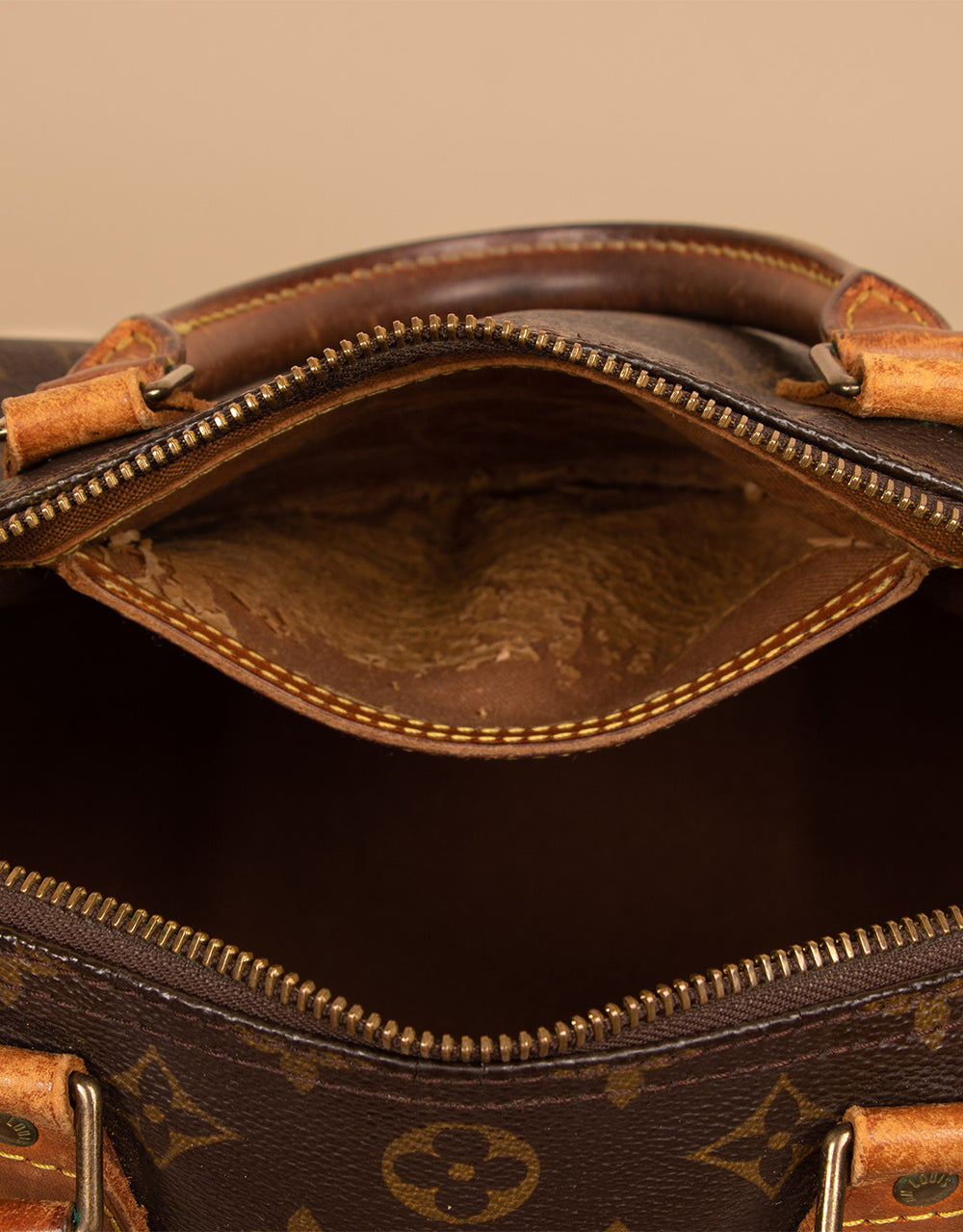 LOUIS VUITTON パドロック付き　ヴィンテージ　スピーディ30 Vintage Louis Vuitton Speedy 30 bag with padlock – JUTKA & RISKA