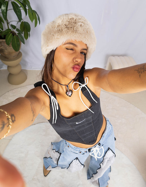 Fluffy faux fur headband