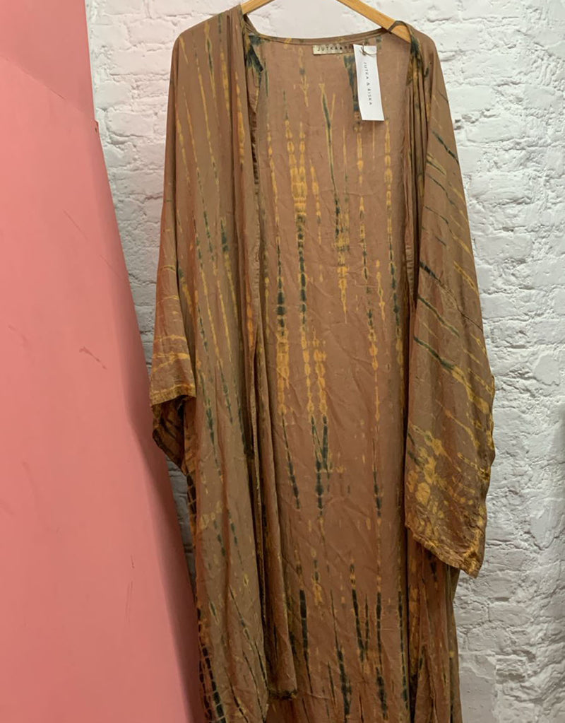 Artisanal hand dyed kimono
