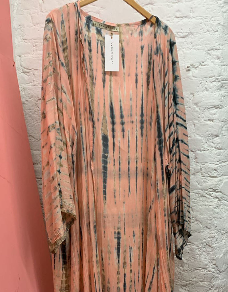 Artisanal hand dyed kimono