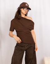 Asymmetricdrapedtop_Chocolate_4