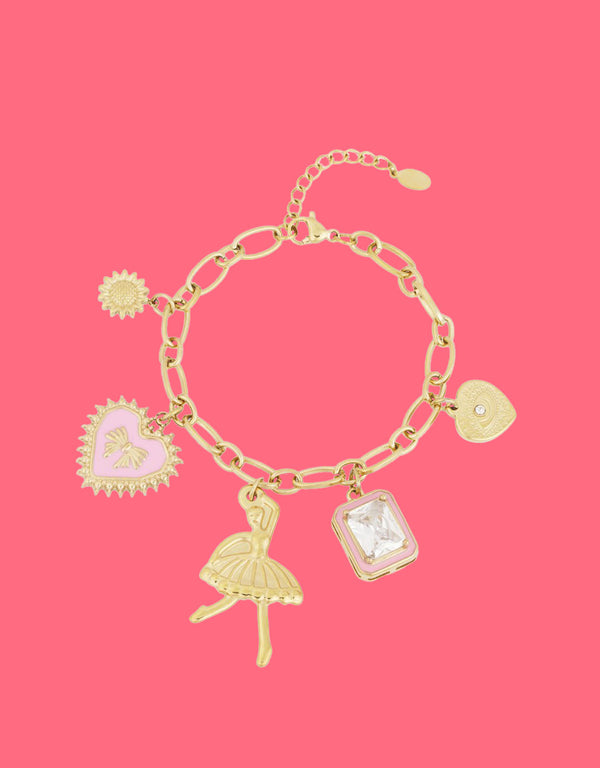 Ballerina charm bracelet