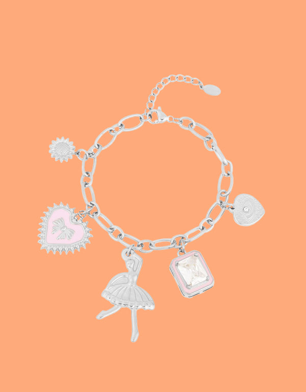 Ballerina charm bracelet