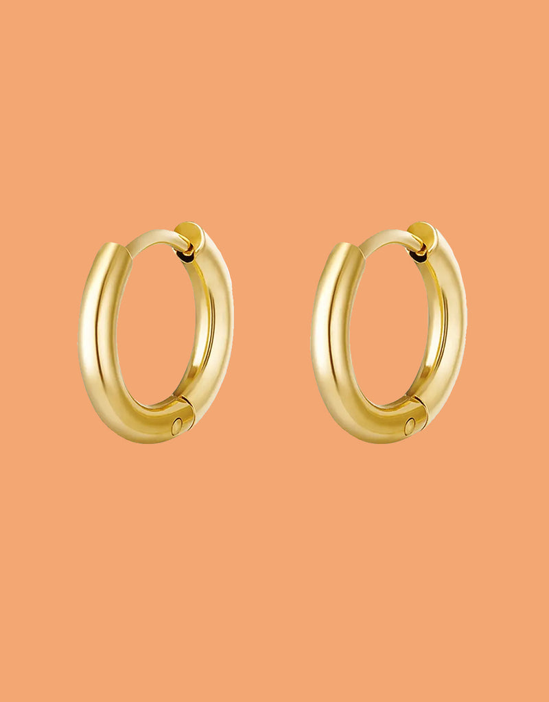 Basic small hoop earrings
