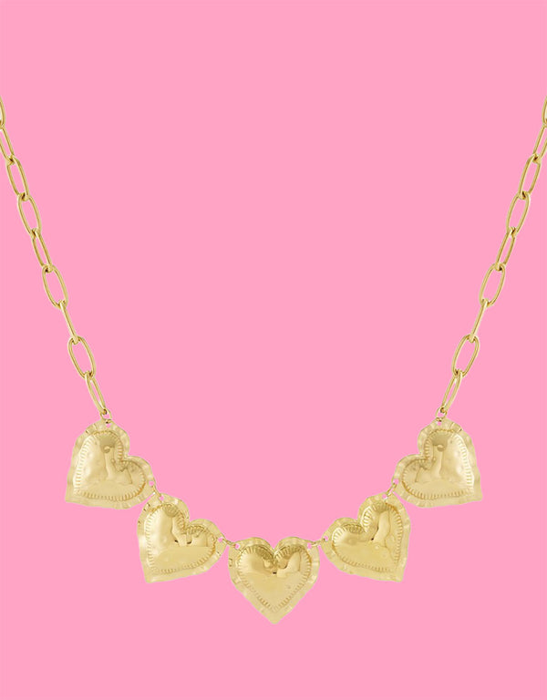 Big hearts necklace