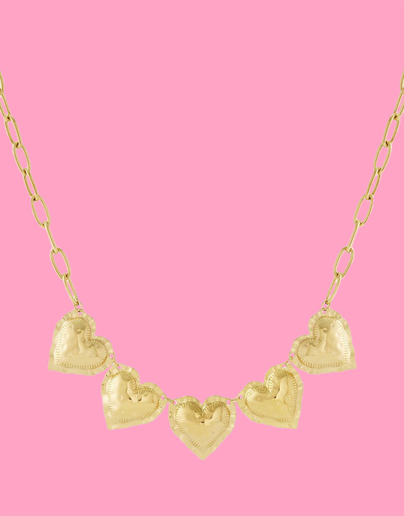 Big hearts necklace