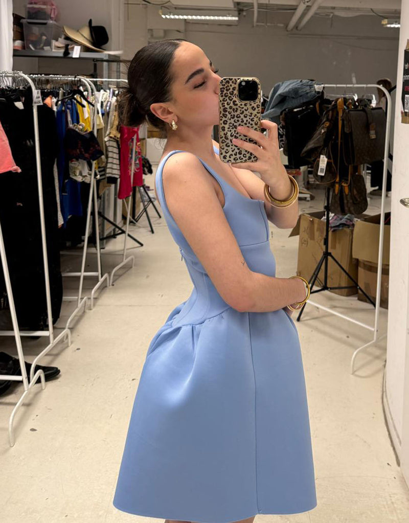 Bustier mini dress