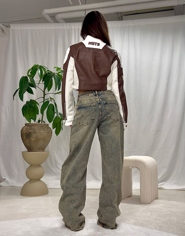 Croppedmotorracejacketwithpatches_Brown_cream_2