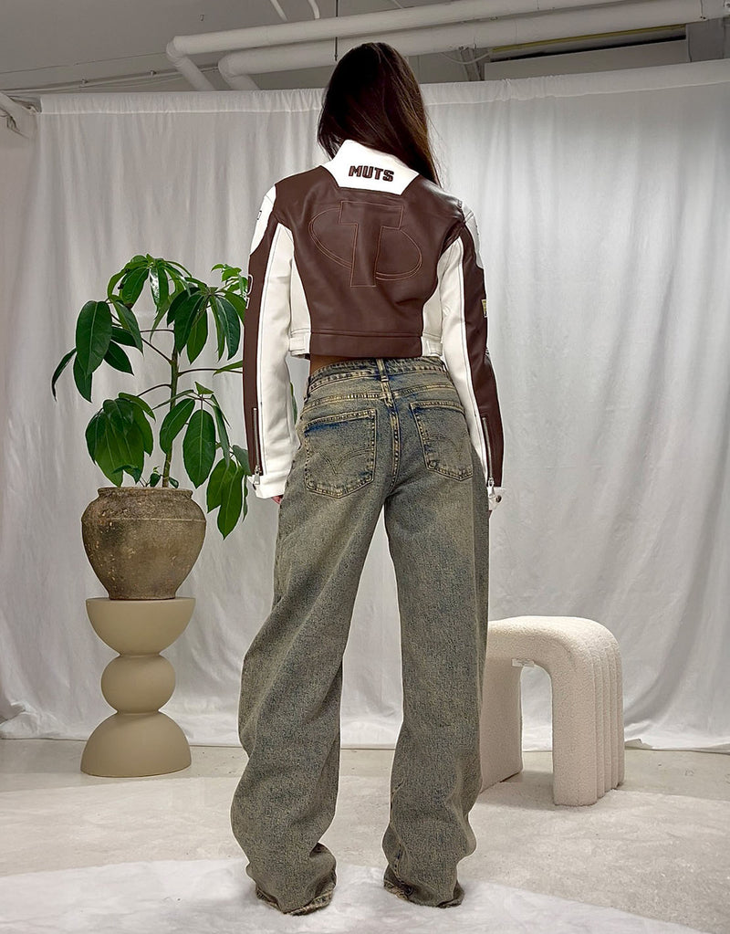 Croppedmotorracejacketwithpatches_Brown_cream_2