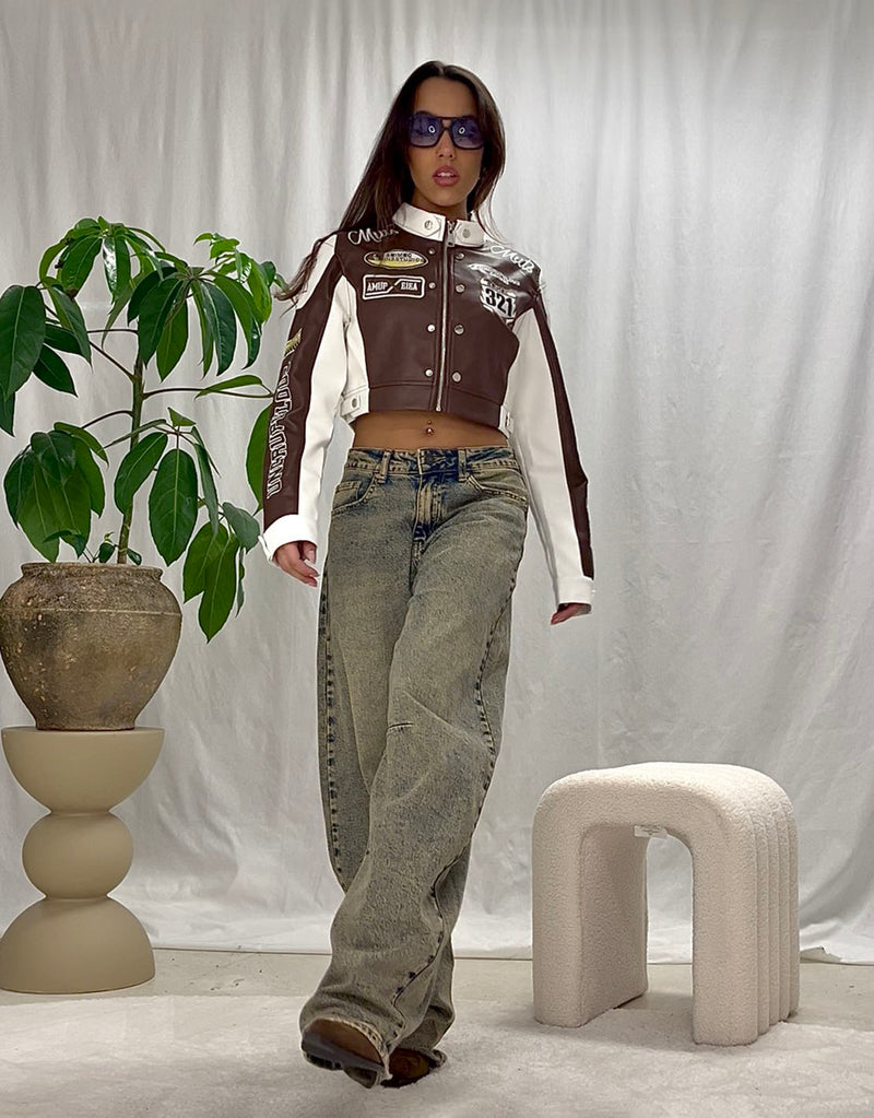 Croppedmotorracejacketwithpatches_Brown_cream_5