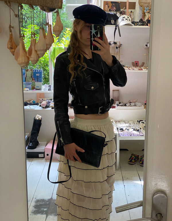 Vintage Maje leather coat