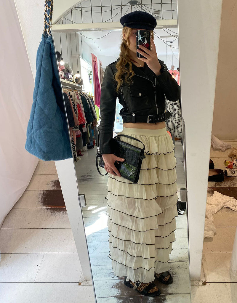 Vintage Maje leather coat