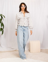 Vintage customized Ralph Lauren smocked longsleeve