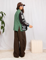 Vintage customized sports blazer with logo patches