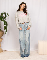 LA 1983 cropped sweater