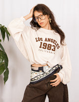 LA 1983 cropped sweater