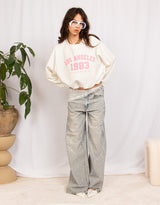 LA 1983 cropped sweater