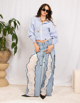 Vintage customized Ralph Lauren smocked longsleeve