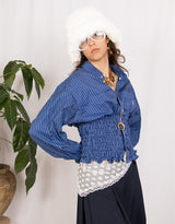 Vintage customized Ralph Lauren smocked longsleeve