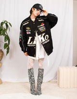 Racing club varsity jacket