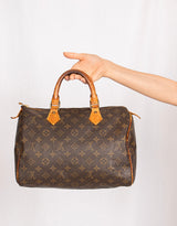 Vintage Louis Vuitton Speedy 30 monogram canvas handbag