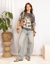 Sequin varsity 22 T-shirt
