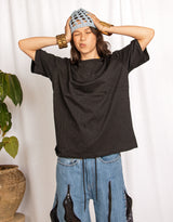 Rhinestone oversized T-shirt