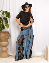 Rhinestone oversized T-shirt