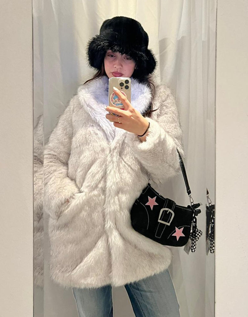 Faux fur coat I