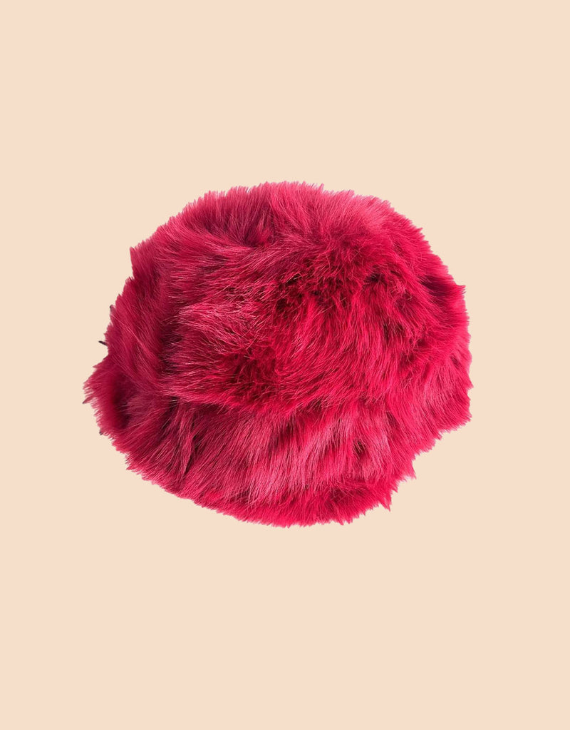 Faux fur furry hat