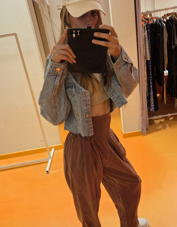 Free people tied balloon fit pants I