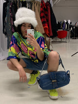 Geometric sequin T-shirt