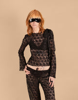 Handmade LIGI atelier LACE PRESENT top