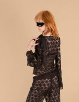 Handmade LIGI atelier LACE PRESENT top