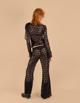 Handmade LIGI atelier POPPING THE NIGHT flare pant