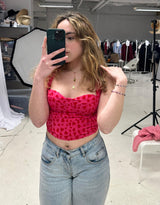 Heart print top