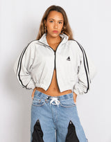 Vintage customized upcycled Adidas track jacket