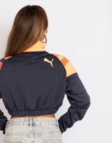 Vintage customized upcycled Puma track jacket