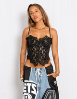Lace corset