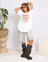 Boys don't cry statement T-shirt