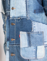 Vintage customized Levi's patches jacket