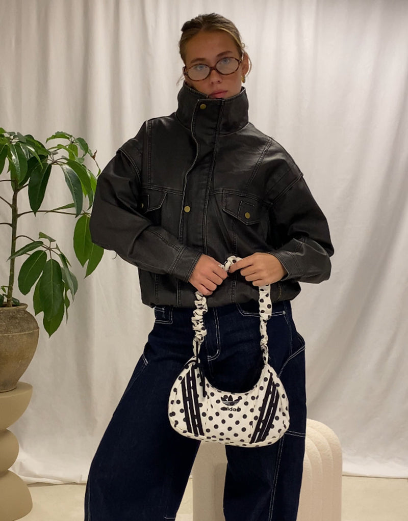 Vintage customized Adidas adjustable bag with bows