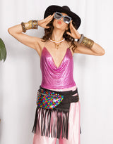 Festival sequin waist bag