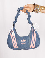 Vintage customized Adidas adjustable bag with bows